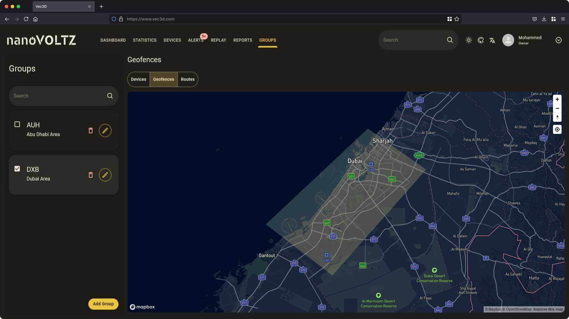 Geofence Screenshot